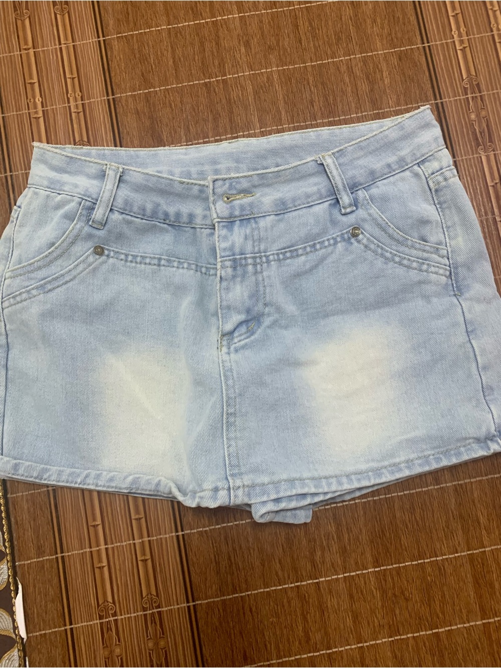 Light Wash Denim Jean Shorts for Women